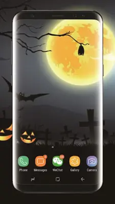 Halloween Live Wallpaper HD Vi android App screenshot 0